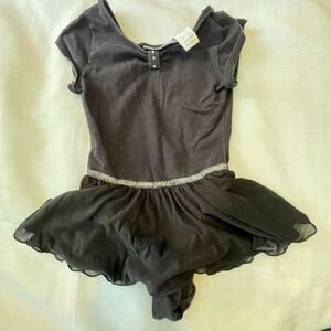 Black Freestyle Danskin Dance Leotard size 6/6x